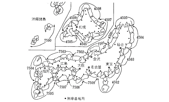 図5.2　無線ゾーン構成および海域識別番号