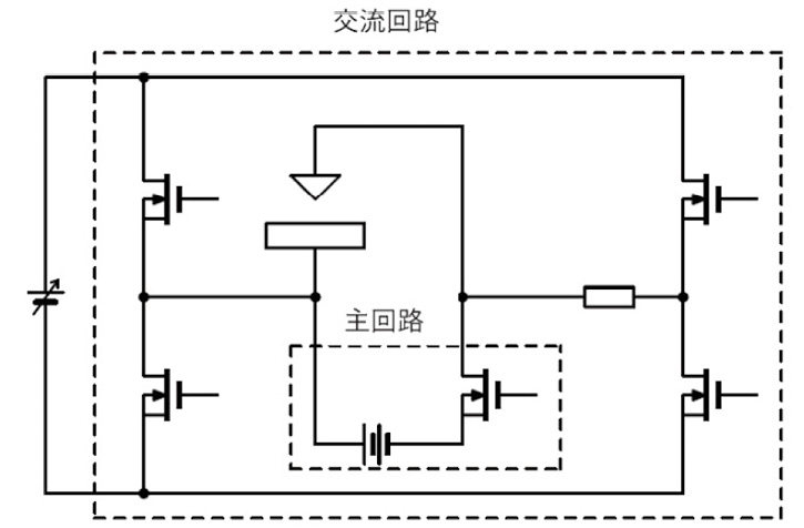 図5.16　無電解電源の回路