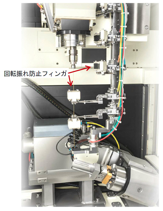 図7.10　BX3の工作物と加工ヘッド周囲