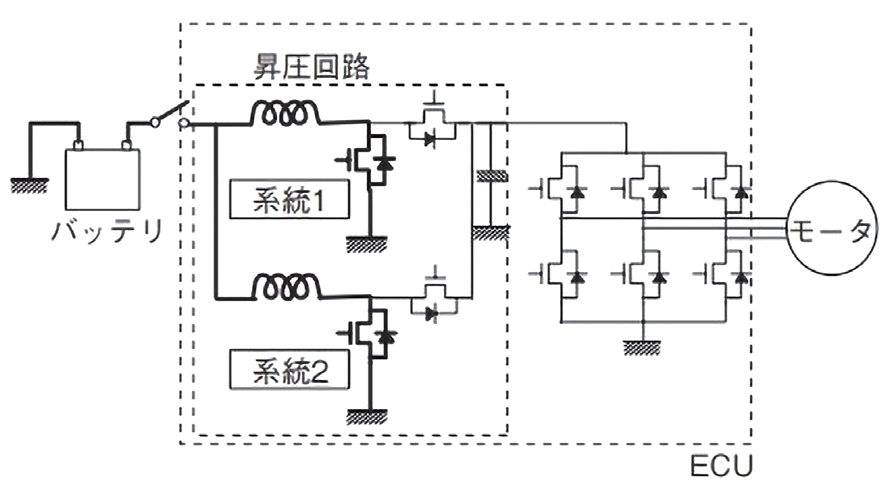 図 5.4.4　ECU（昇圧回路） 6）