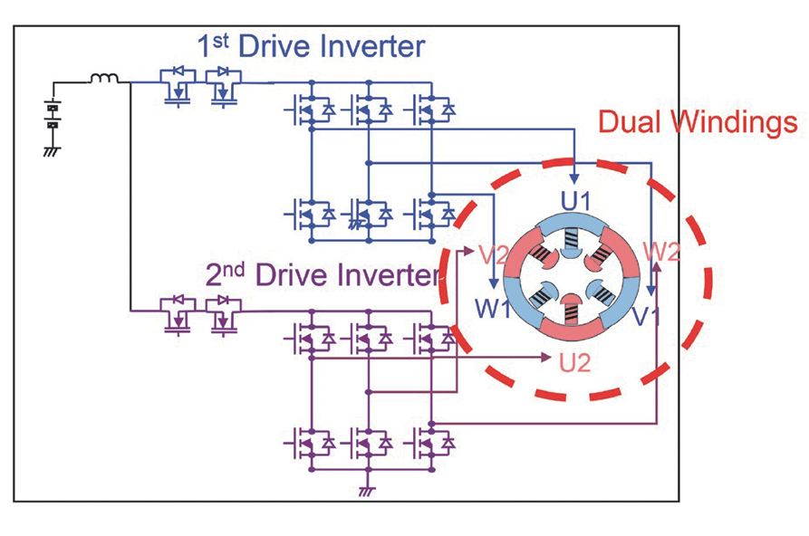 図 6.3.6　2 系統駆動の回路図 9）