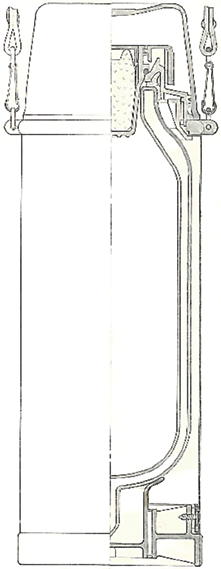 図 4.11　携帯用魔法瓶の断面構造 4）