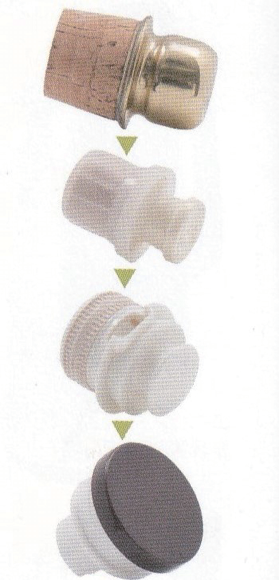 図 4.17　中栓の進化（外観） 7）