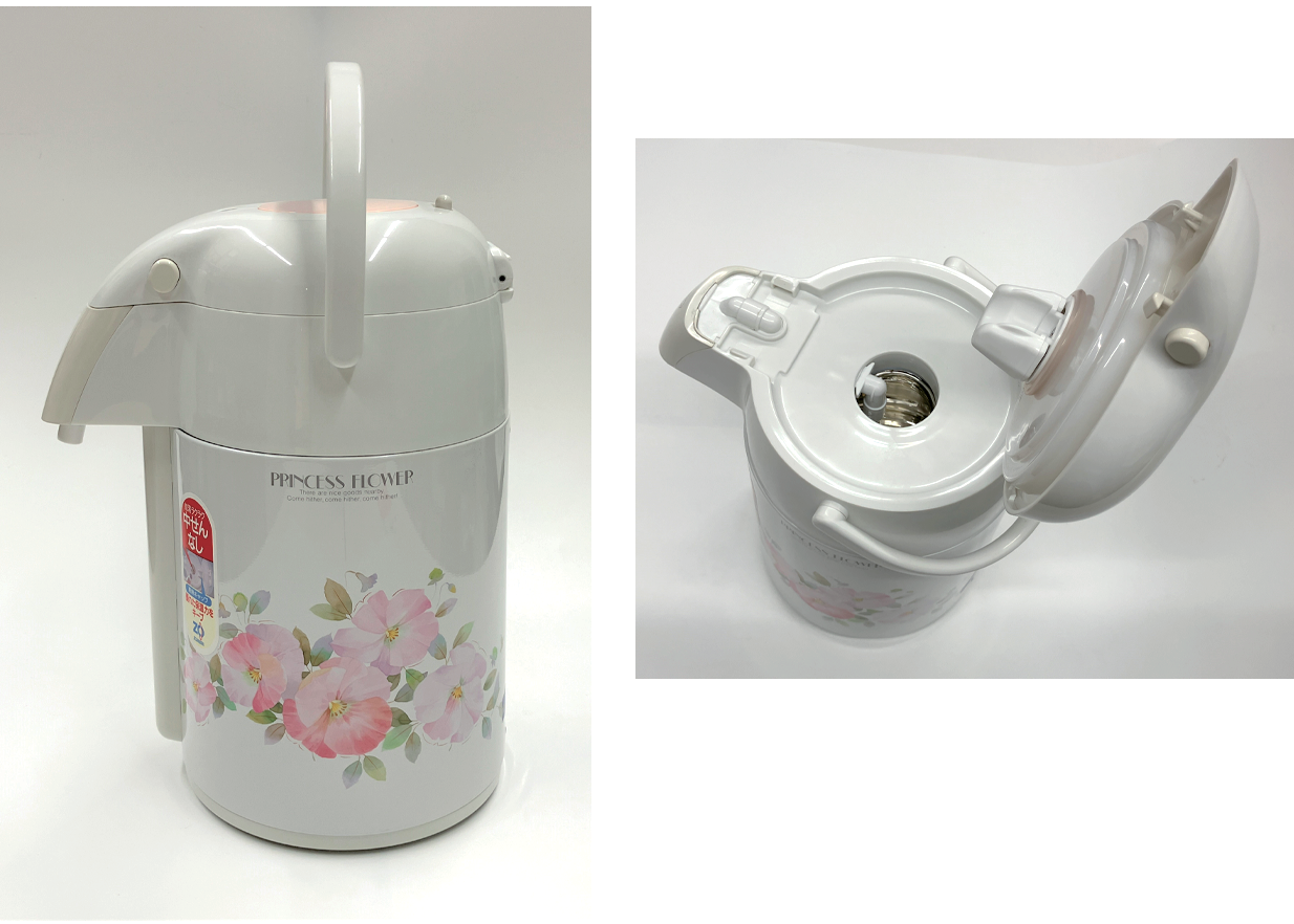 図 5.35　中栓なしエアーポットと湯口開口部の外観