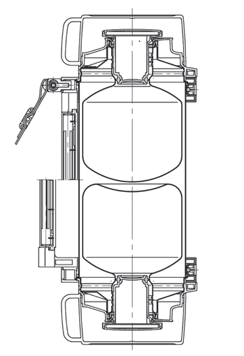 図 7.17　サハラツインの断面構造 5）