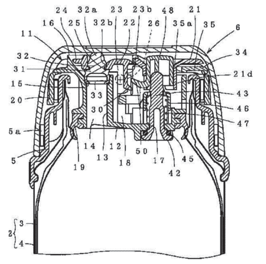 図 7.79　象印マホービンの注ぎ口シール栓の
