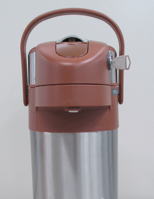 図 7.95　キャリータンブラーの外観と断面構造<br>（象印マホービン SX-J 型） 3）