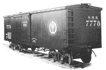 南満州鉄道の有蓋車　イメージ