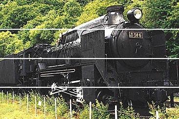 汽車 銅板 D51 D51 758 - ただいま鉄道写真スキャン中